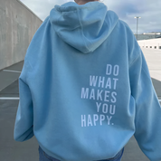 Hoodie femme – sweat à capuche casual avec imprimé lettres tendance