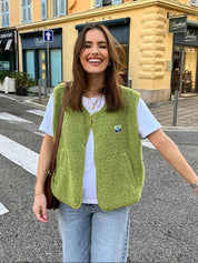 Gilet femme Fudus en laine d’agneau — bodywarmer chaud & intemporel