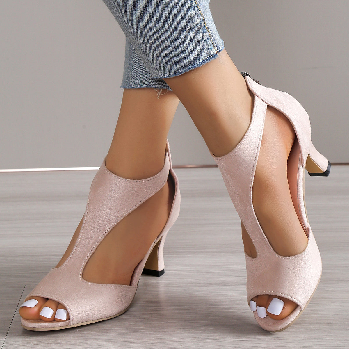 Sandale orthopédique OrthoFlex à talon kitten – style & soutien