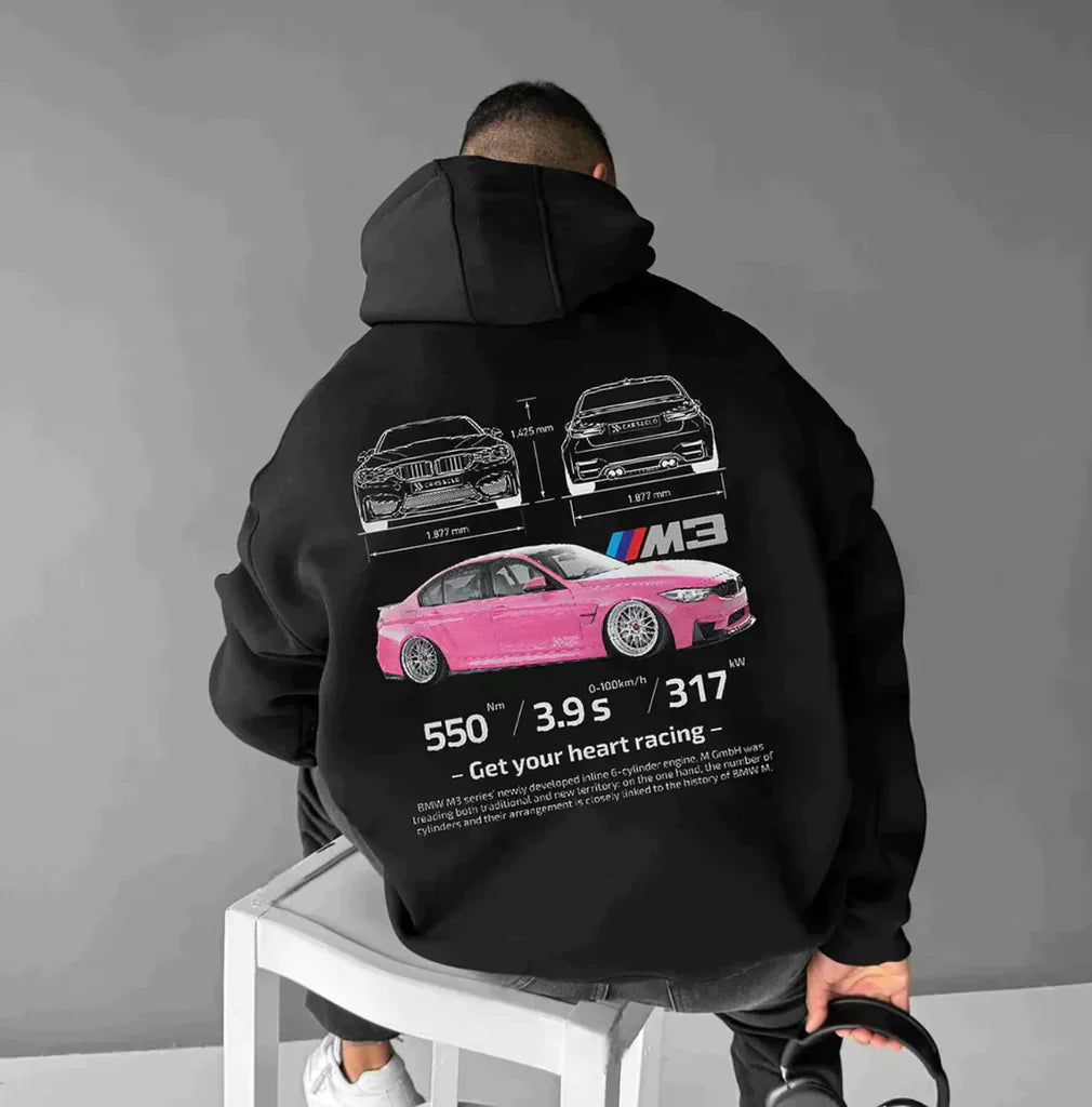 Sophia hoodie oversize femme – sweat racing tendance & confort streetwear