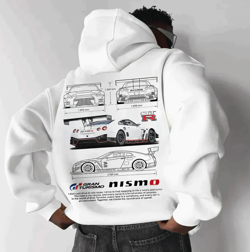 Sophia hoodie oversize femme – sweat racing tendance & confort streetwear