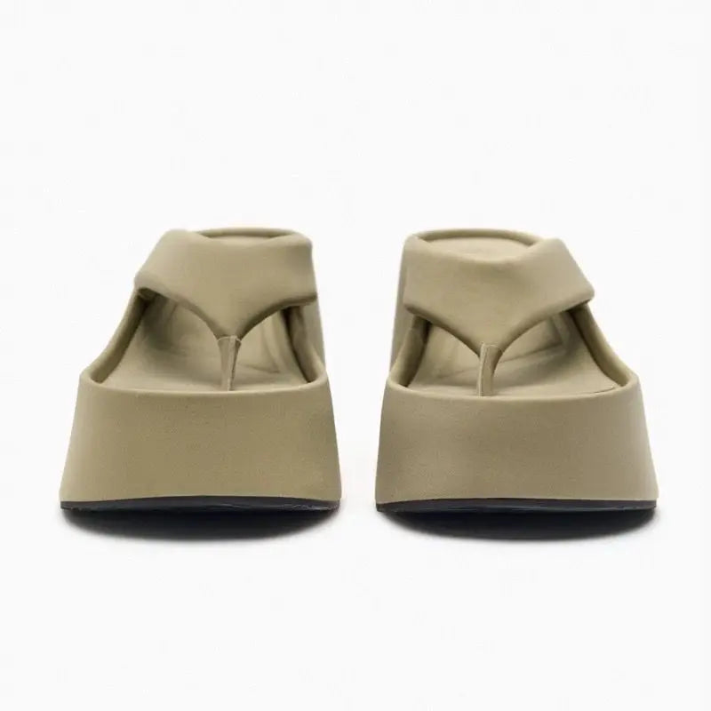 Claquettes femme – sandales à plateforme confortables avec semelle douce