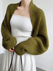 Gilet femme Meroba – cardigan ouvert en viscose stretch au style chic et décontracté