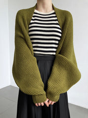Gilet femme Meroba – cardigan ouvert en viscose stretch au style chic et décontracté