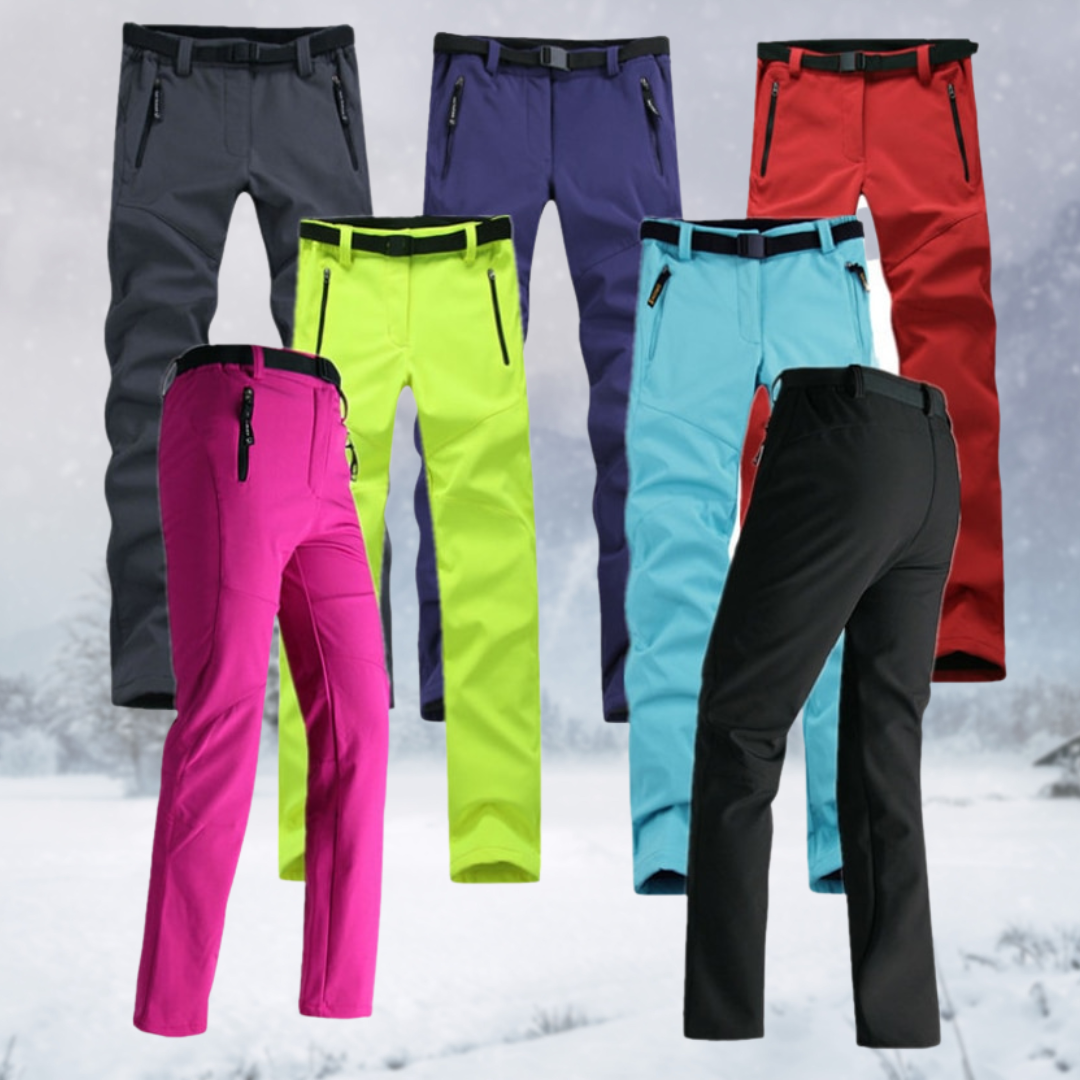 Pantalon de randonnée femme imperméable, chaud & résistant