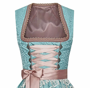 MIA | Dirndl Traditionnelle pour Femme – Costume Oktoberfest avec Tablier & Blouse