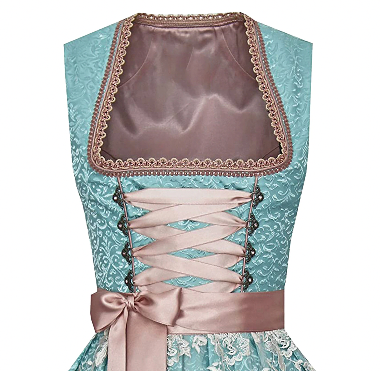 Dirndl Oktoberfest femme MIA – costume traditionnel avec tablier & blouse