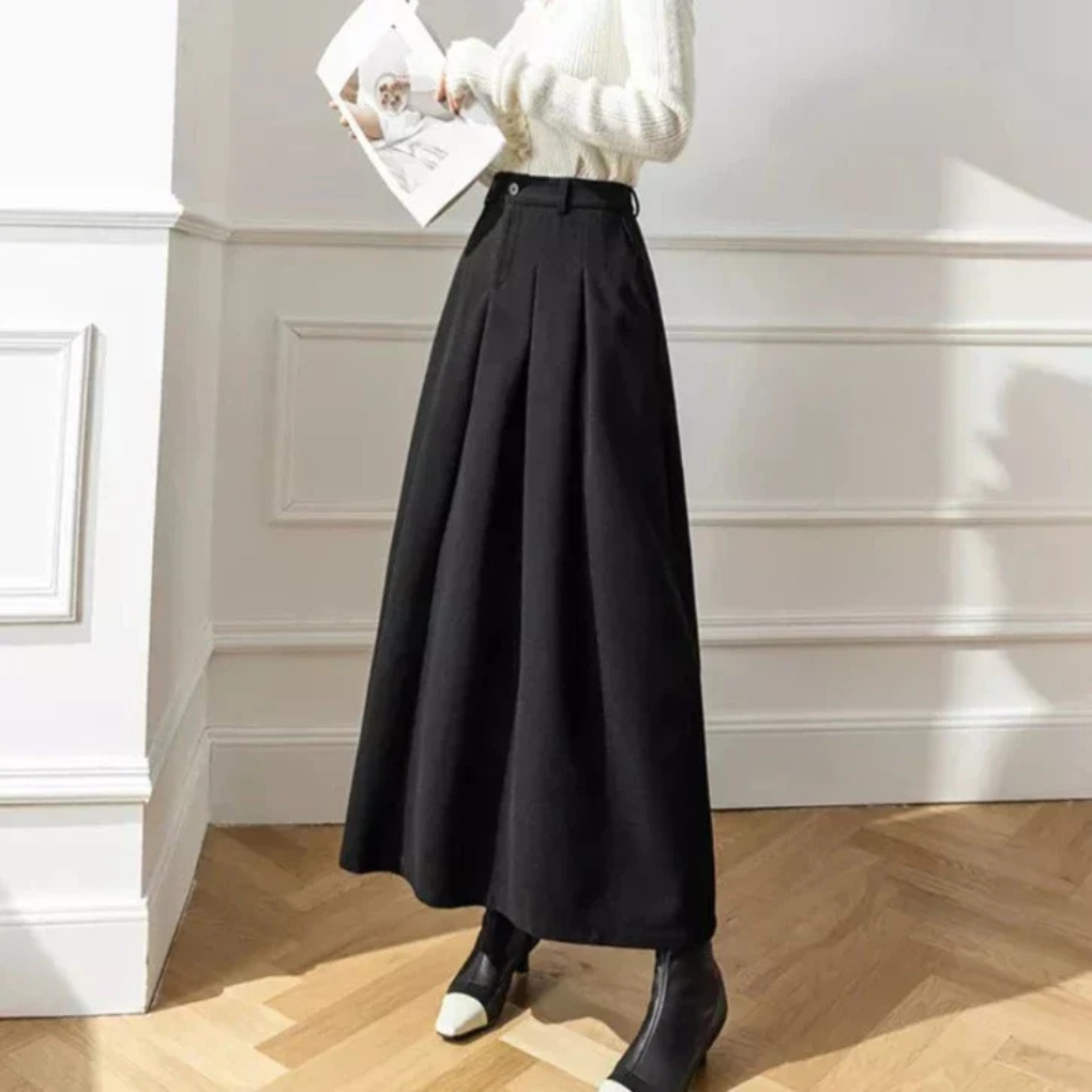 Jupe femme élégante – jupe midi ajustée avec fente & coupe flatteuse