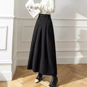 Jupe femme élégante – jupe midi ajustée avec fente & coupe flatteuse