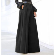 Pantalon large taille haute femme — coupe fluide & élégante