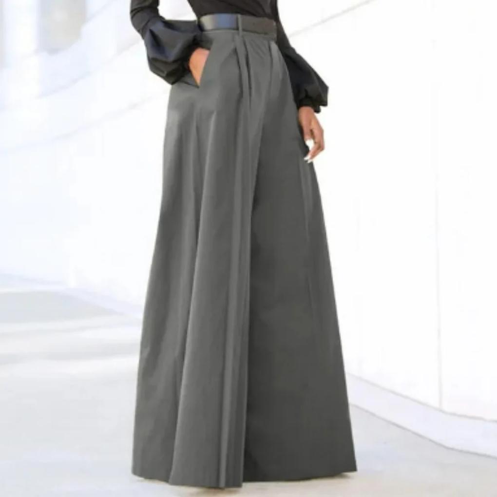 Pantalon large taille haute femme — coupe fluide & élégante