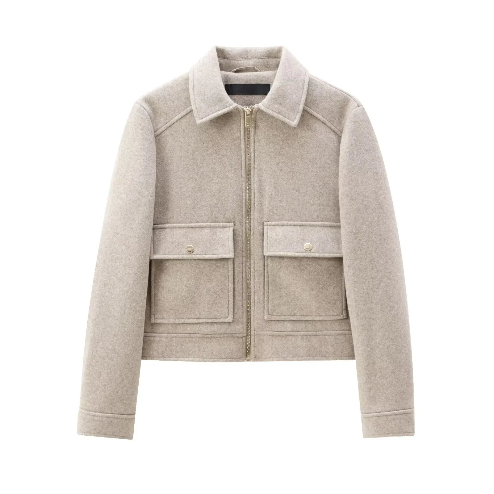 Vero | Manteau d’hiver femme – Élégant avec fermeture zippée & manches longues
