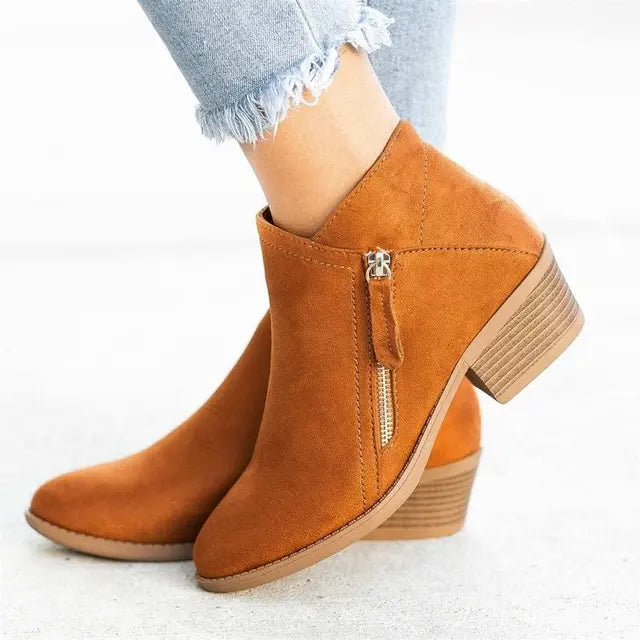 Bottines Chelsea Femme en Suède – Design Intemporel, Confort & Élégance