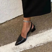 Escarpins orthopédiques Lara — confort & design croco chic