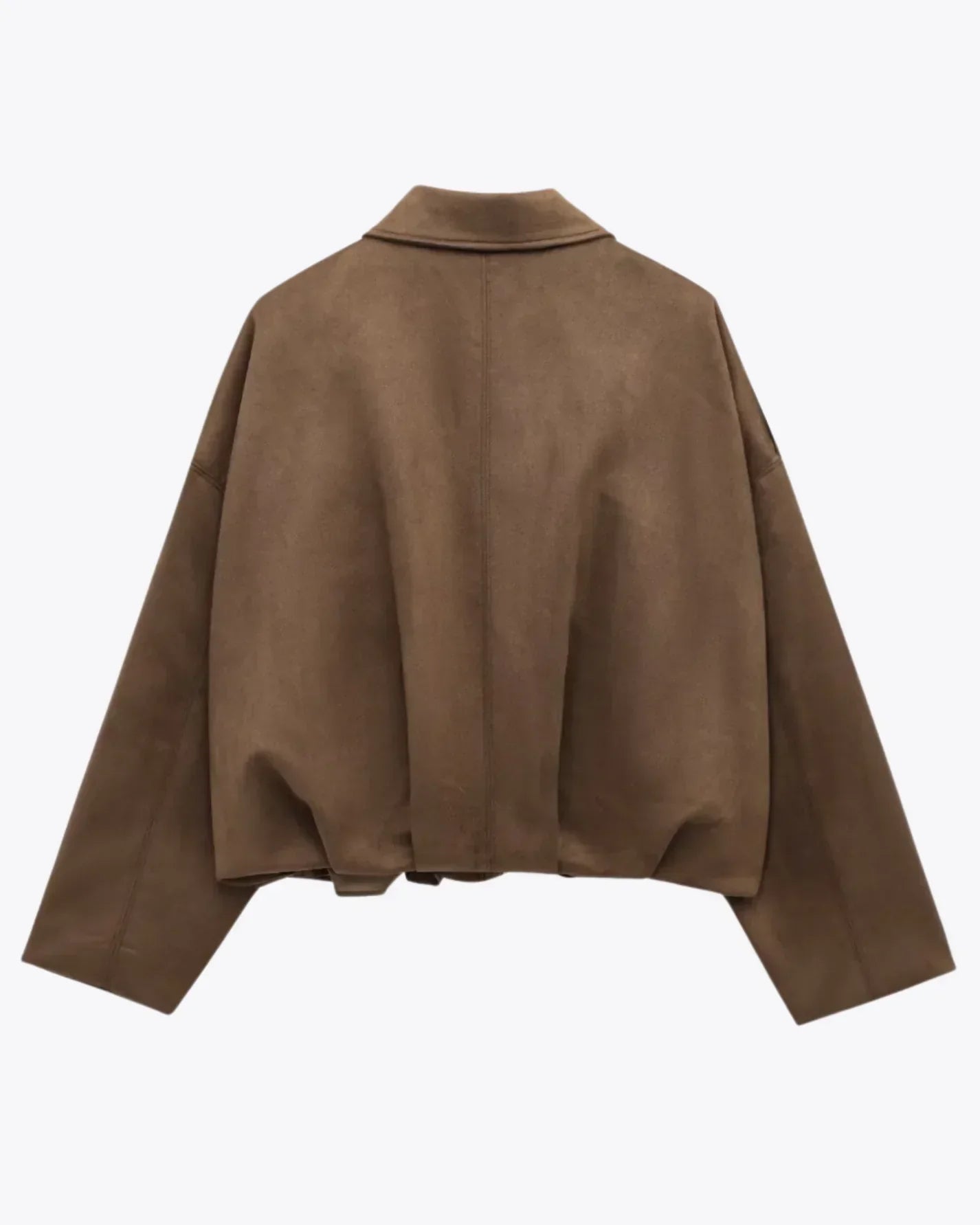 Veste femme Fabiane – manteau oversize en suède luxueux & coupe chaude pour l’hiver
