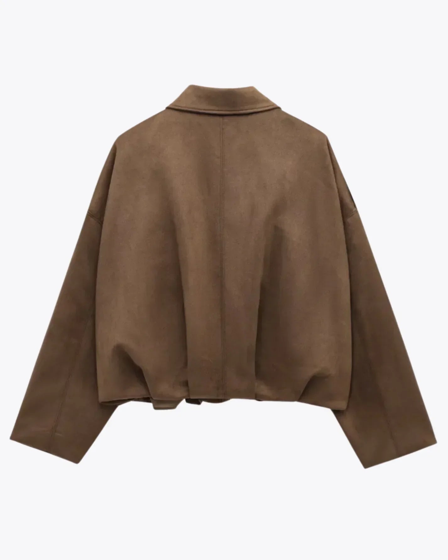 veste femme suède oversize – manteau city chic à doublure douce