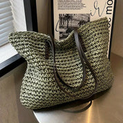 Sac tissé structuré pour femme — grand cabas chic & pratique