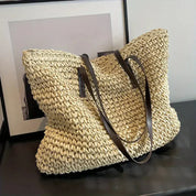 Sac tissé structuré pour femme — grand cabas chic & pratique