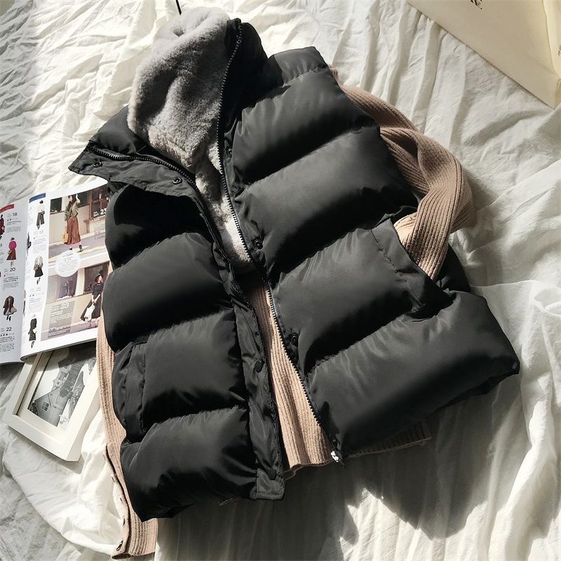 Gilet sans manches femme Bo – chaud, imperméable & col montant