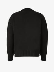 Pull femme Heidi – pull doux à imprimé cœurs & coupe confortable pour l’hiver