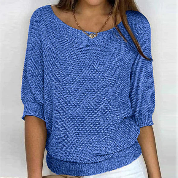 Eline | Pull Femme Confortable – Maille Douce, Coupe Décontractée & Style Chic