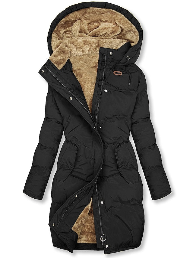 Manteau d’hiver femme luxe — chaud, isolé & élégant