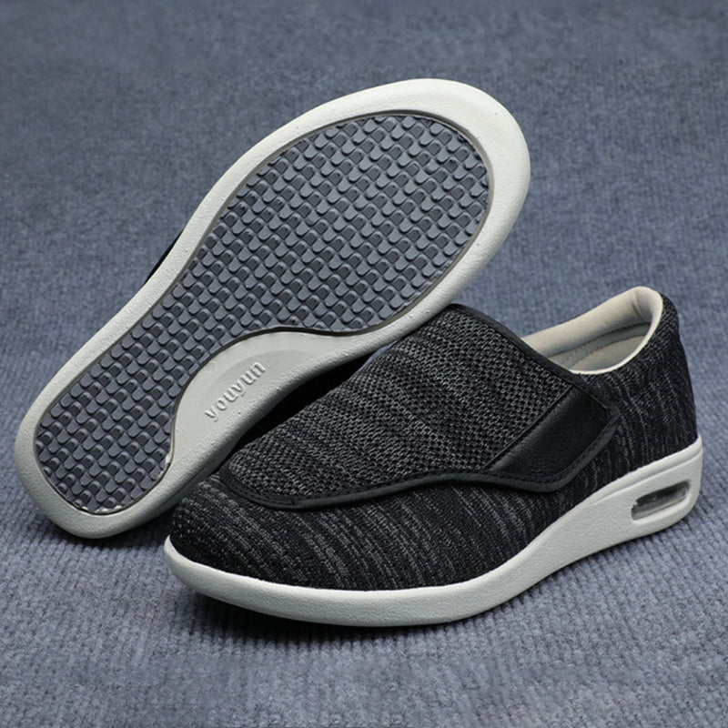 Chaussures Femme Diabétiques Confort – Orthopédiques Larges avec Semelle Mémoire & Scratch