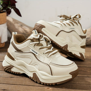 Baskets femme plateforme — sneakers tendance à semelle épaisse confortables