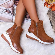 Bottines femme Elena en cuir – Confort orthopédique & soutien ergonomique
