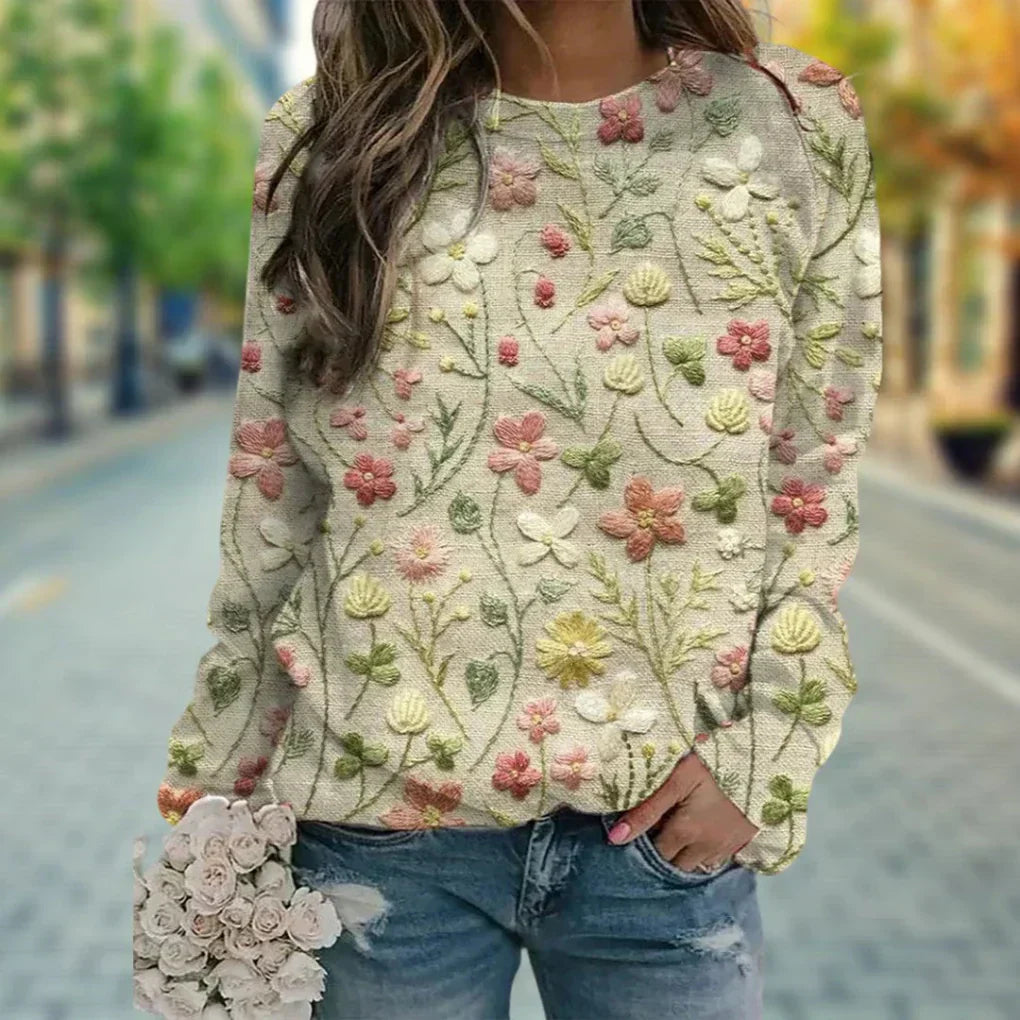 Pull léger Constance femme — maille printanière & coupe relax