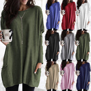 Long pull femme – Tricot oversize confortable au design intemporel
