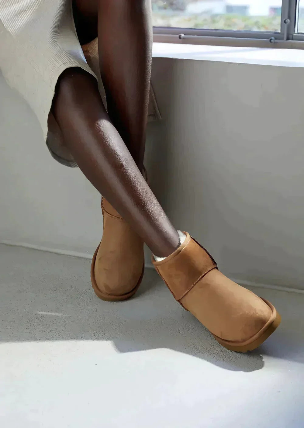 Bottes hiver femme imperméables type UGG – snowboots chaudes et confortables