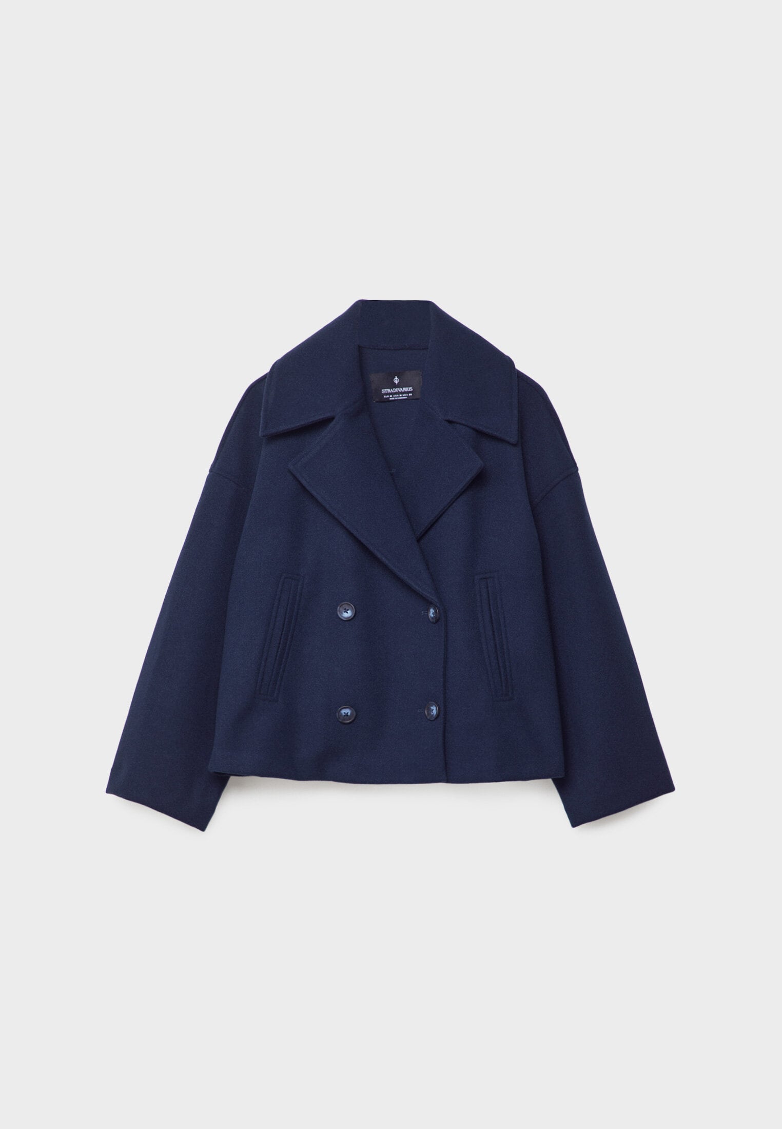 Anna – Manteau femme court élégant | Double boutonnage & chaleur