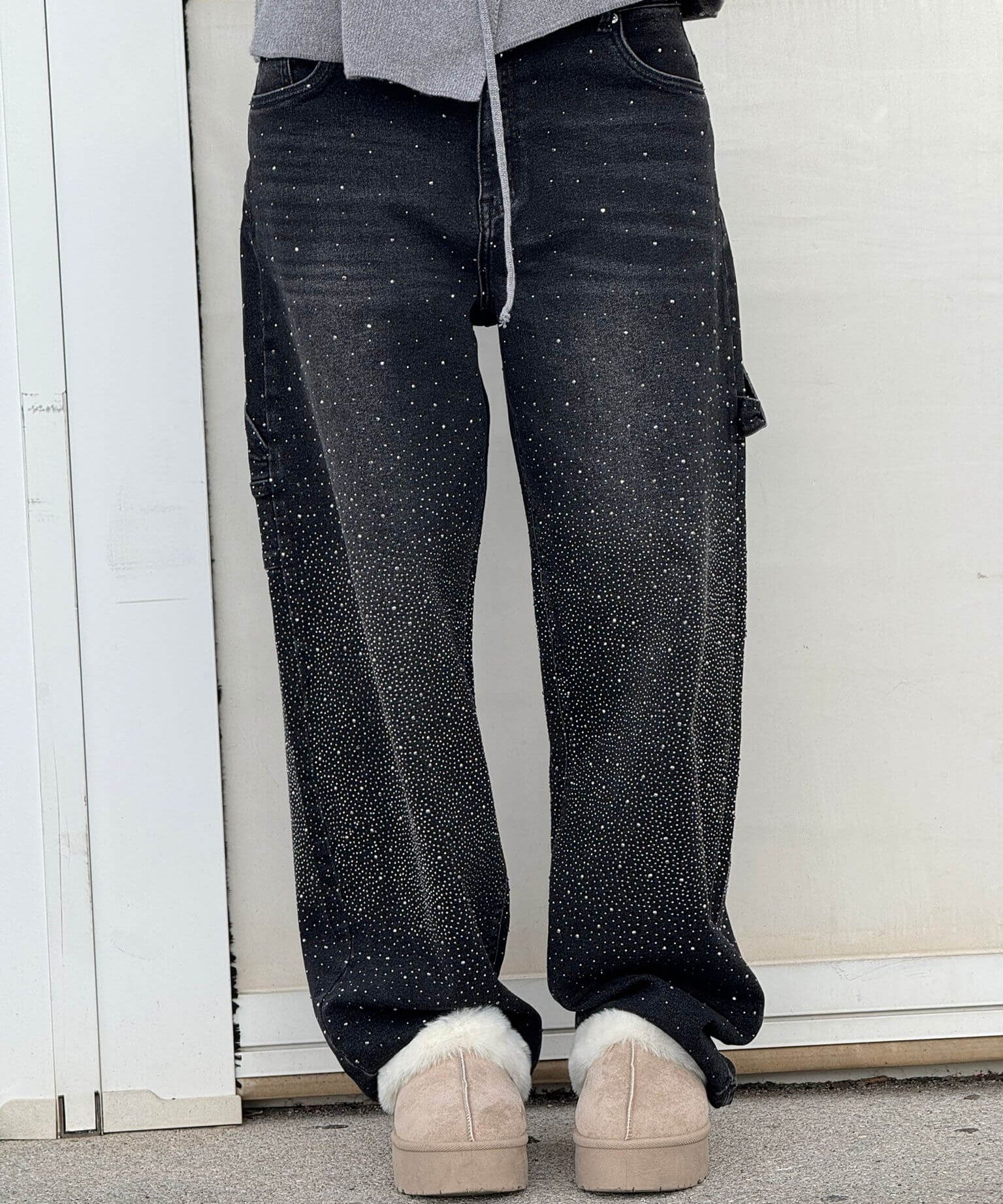 Jean femme Belle skinny stretch – Élégant avec détails scintillants