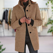 Manteau femme automne Naomi – manteau chaud élégant avec coupe flatteuse