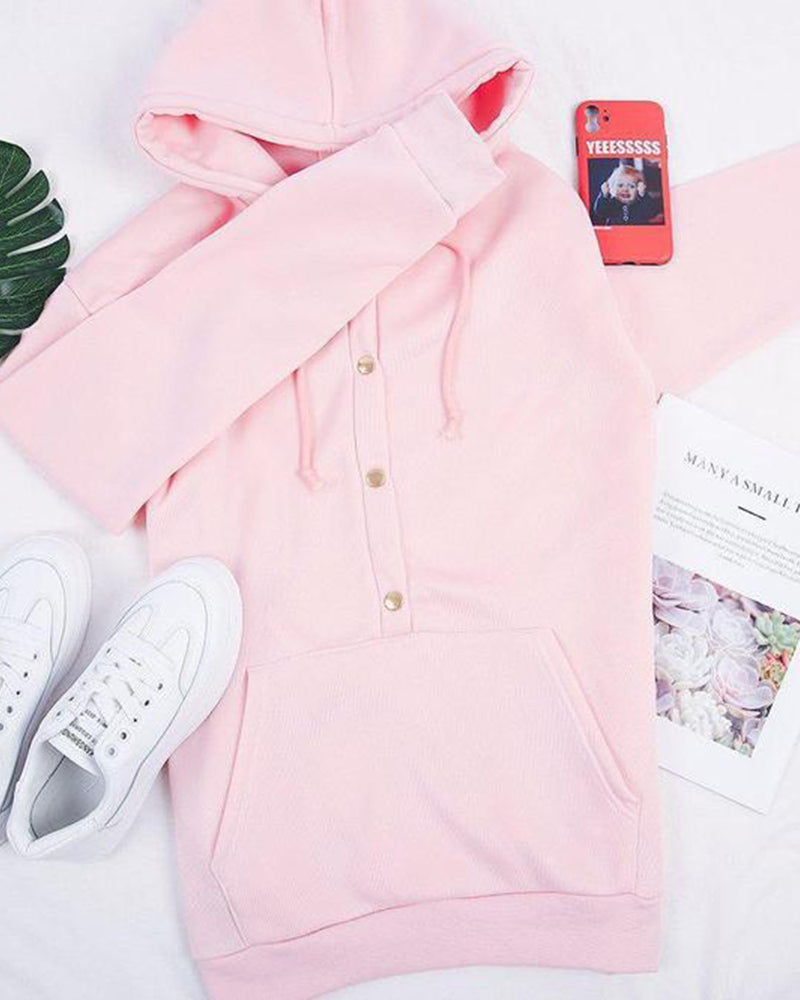 Sweat à capuche Leyla femme – basique confortable & coupe relaxée
