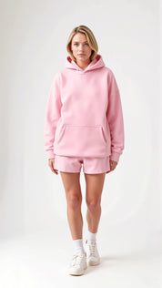 Sweat à capuche femme Abigail — hoodie brodé tropical, coupe ample & confortable