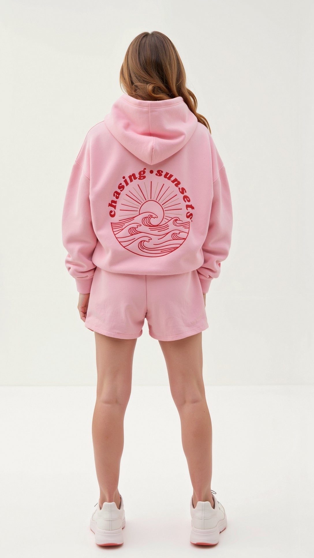 Sweat à capuche femme Abigail — hoodie brodé tropical, coupe ample & confortable
