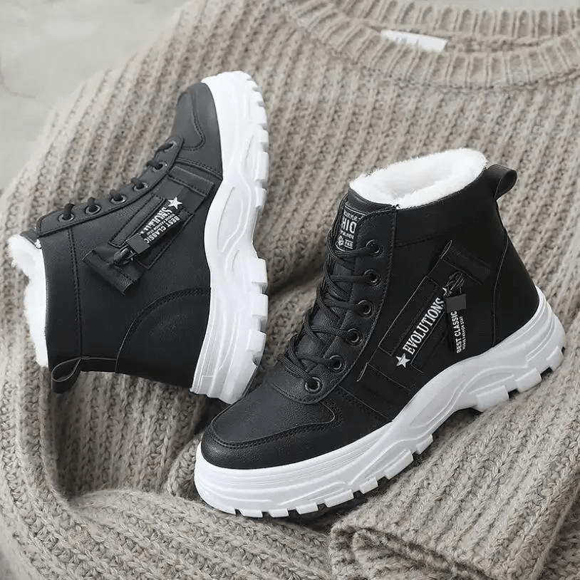 bottes hiver femme Belinda – bottes fourrées imperméables & antidérapantes