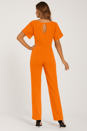 Combinaison femme Elva avec ceinture à nouer — élégante tenue de jour & de soirée