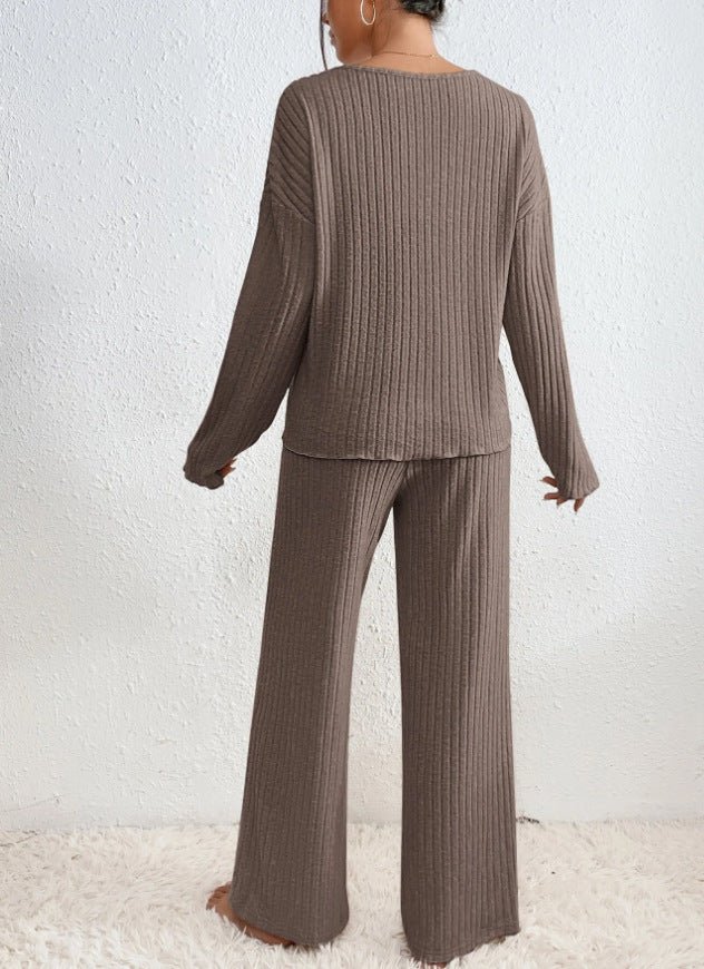 Ensemble lounge femme Evangeline — deux pièces confortables au style moderne