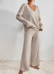 Ensemble lounge femme Evangeline — deux pièces confortables au style moderne
