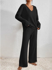 Ensemble lounge femme Evangeline — deux pièces confortables au style moderne