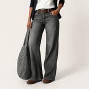 Jean femme Majken taille haute — denim large tendance, coupe confortable & chic