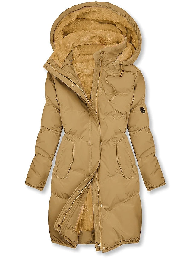Manteau d’hiver femme luxe — chaud, isolé & élégant