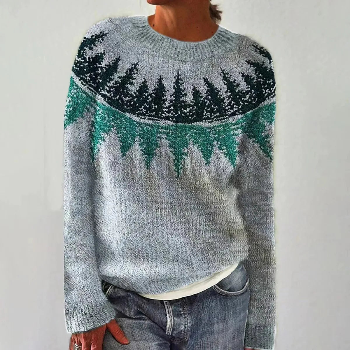 Pull femme rétro Silvia – Chaleur et charme vintage pour l’automne