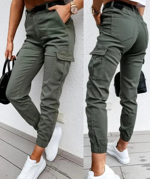 sofie-cargo-broek-met-hoge-taille-legergroen-deqalli.webp