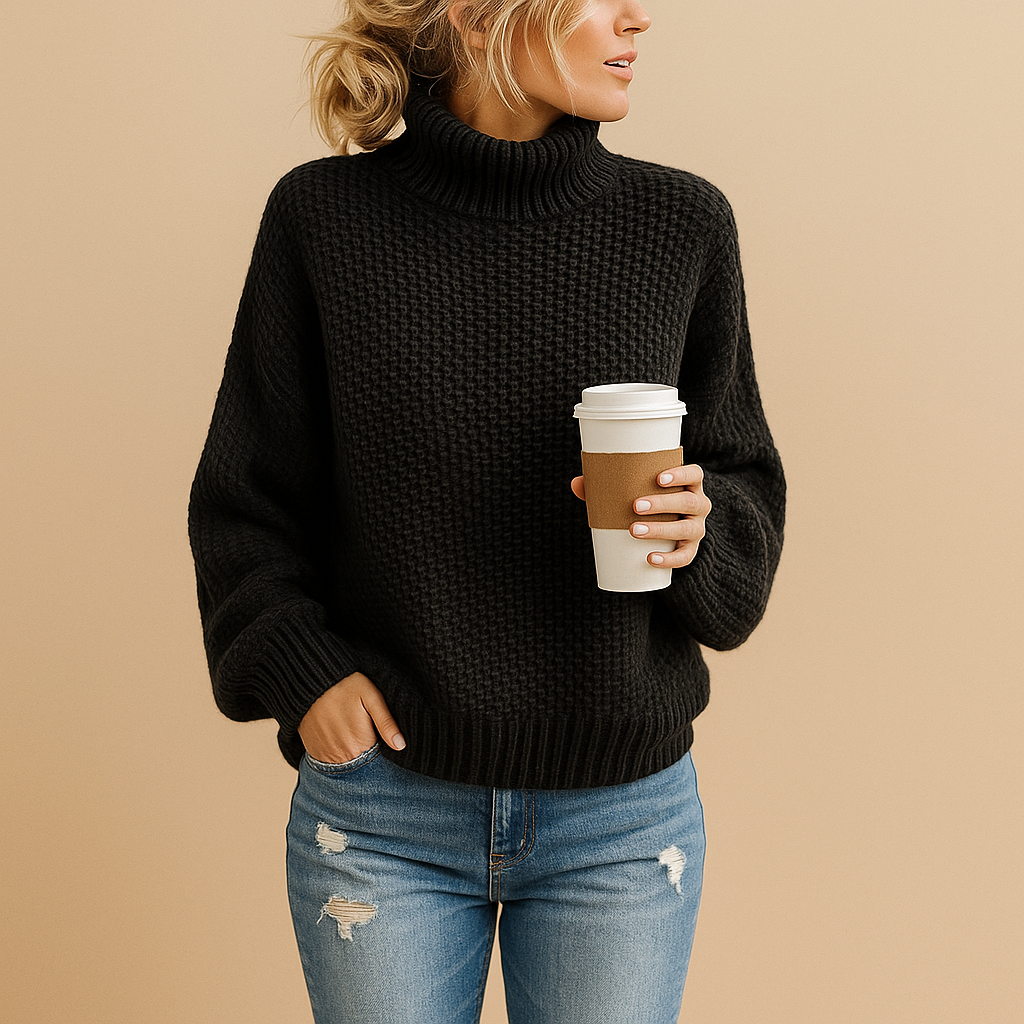 Linde | Pull Femme Intemporel en Maille – Élégant, Doux & Confortable