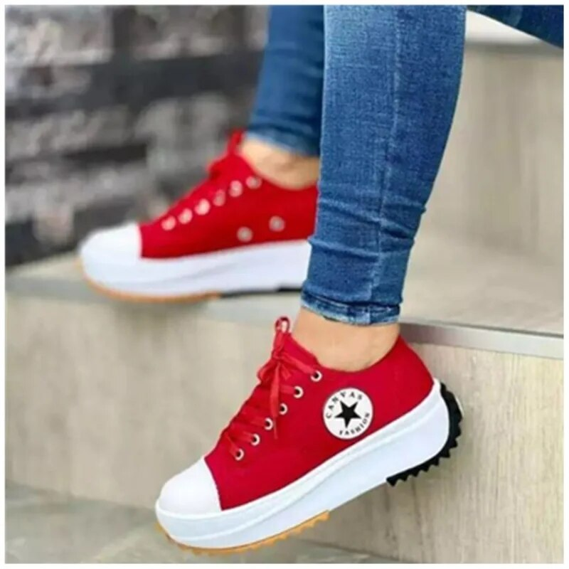 Baskets orthopédiques femme Star – sneakers tendance avec confort et soutien